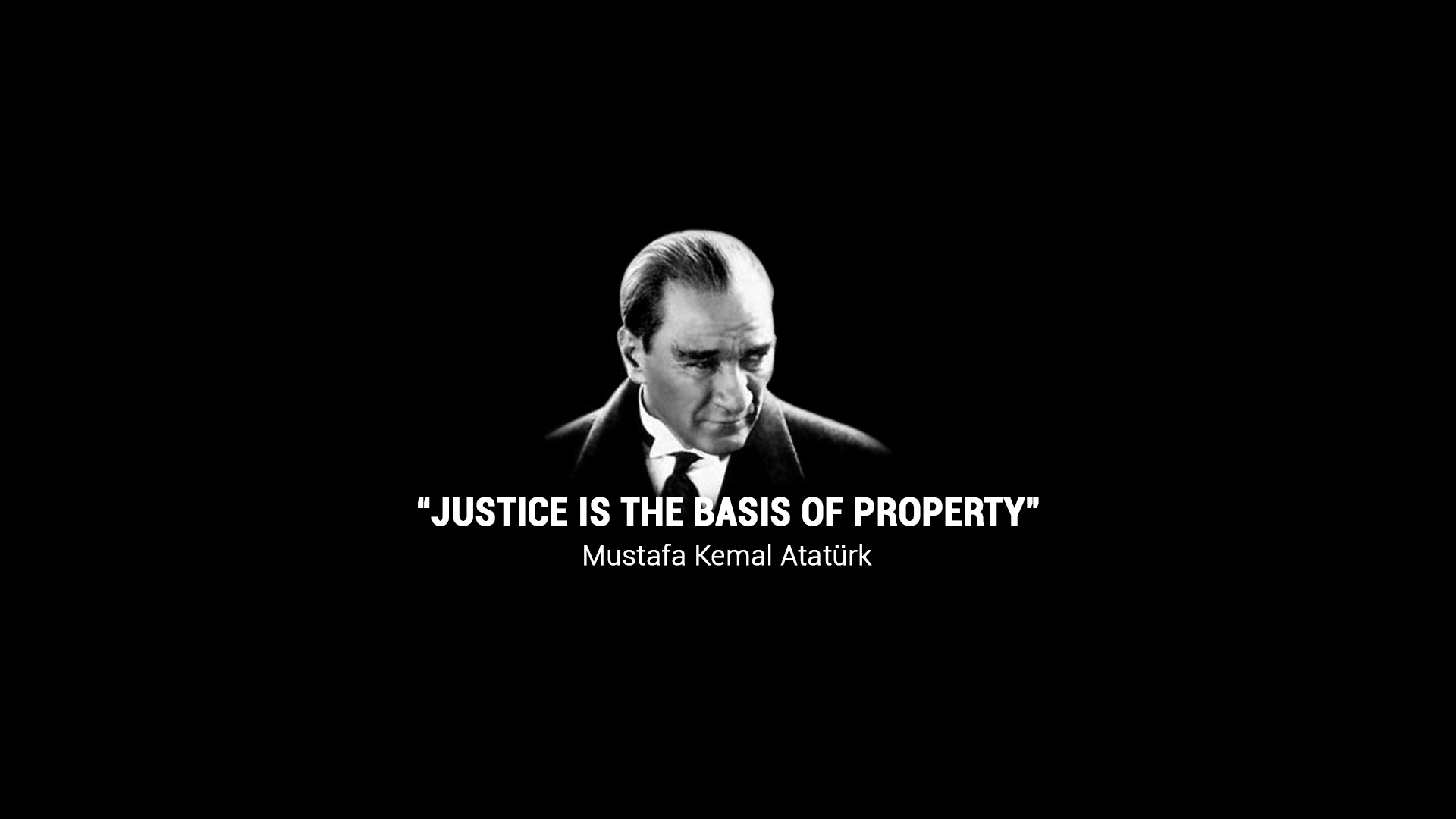 Justice is the basis of property